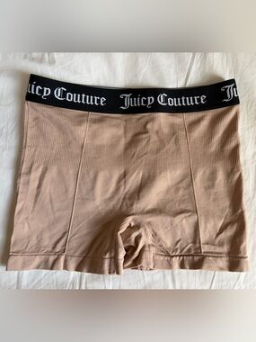 Juicy Couture Nude Pink Seamless Short Shorts